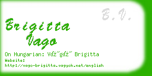 brigitta vago business card